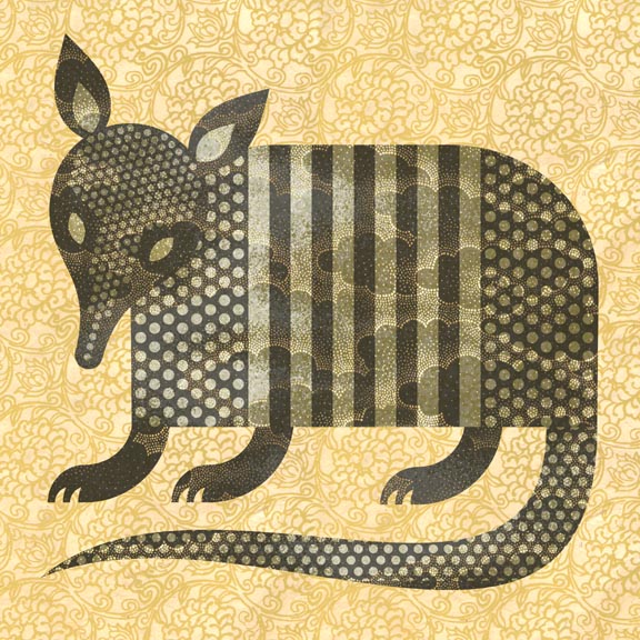 Scott Partridge - illustration - armadillo