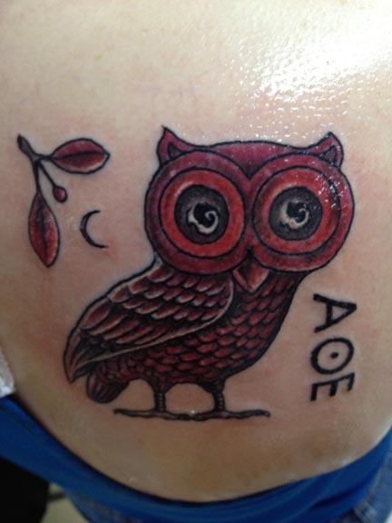 the owl of athena