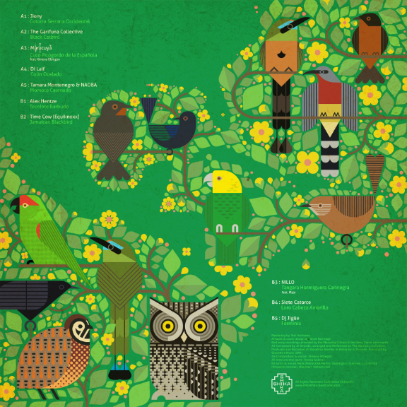 Scott Partridge - Illustration - Middle American Vinyl Album Back Cover
