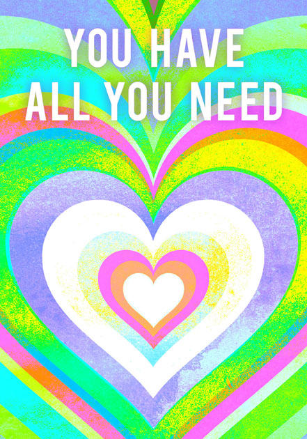 scott partridge - manifestation card - all you need it love