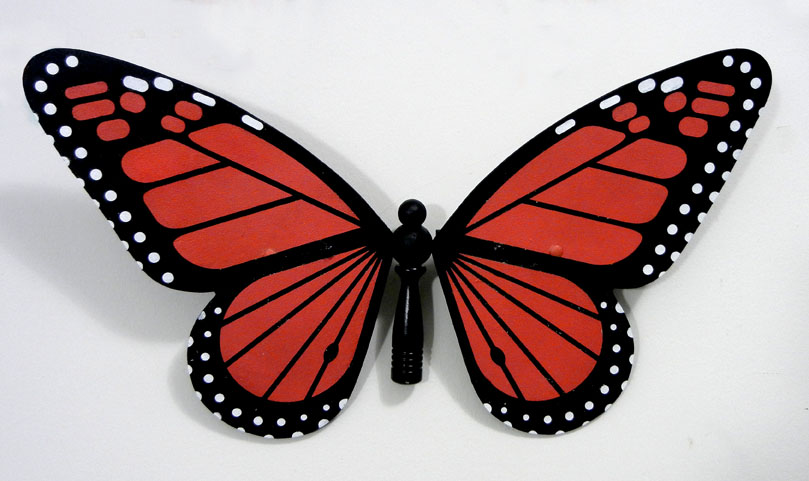 Scott Partridge - painting - monarch 3D