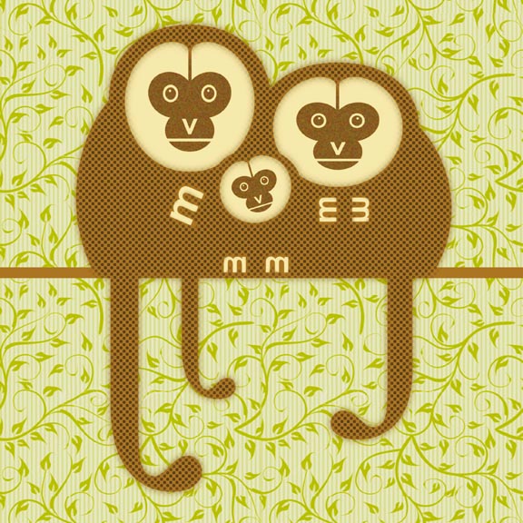 Scott Partridge - illustration - monkeys